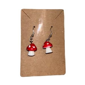 Mushroom Earrings!